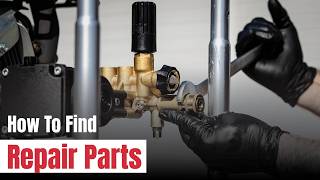 How To Find Pressure Washer Repair Parts