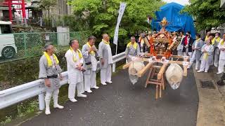 2023 早川　紀上會　神輿渡御　祭り　二日目①