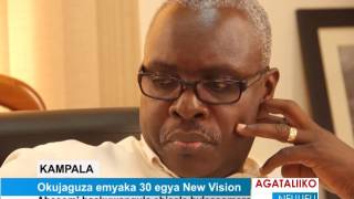 Okujaguza emyaka 30 egya New Vision