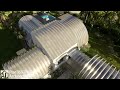 walk thru tour quonset hut barndominium house plan 16931wg architectural designs