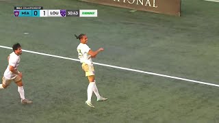 Elijah Wynder with a Goal vs. Miami FC