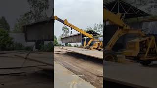 TWO CRANES MILD STEEL PLATE LOADING | MEHTA STEELS BHILAI CHHATTISGARH|