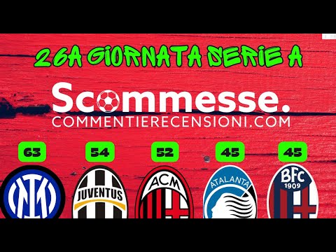 ⚽Pronostici Calcio Scommesse Serie A 26A Giornata 2023-24🏆 #scommesse # ...