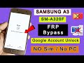 Samsung A3 2017 FRP Bypass (SM-A320F) Google Account Bypass Without PC Android 8.0.0