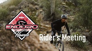 Hawes Enduro '24 - Rider's Meeting