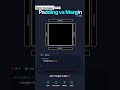 CSS Padding vs Margin Explained with Code | Web Design Tutorial #shorts #css #coding #tips #htmlcss