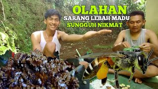 Olahan sarang lebah madu sungguh nikmat