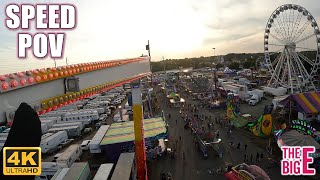 Speed POV (4K 60FPS), North American Midway KMG Booster (The Big E, 2024) | Non-Copyright