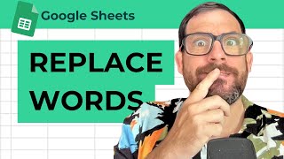 Automatically Replace Words in Google Sheets