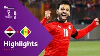 Egypt v Senegal | FIFA World Cup Qatar 2022 Qualifier | Match Highlights