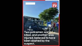 Masked intruder breaks into Ulu Tiram police station, two policemen killed