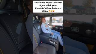 The New 2025 Rolls Royce Cullinan Has the *BEST* Rear Seats... Ever!