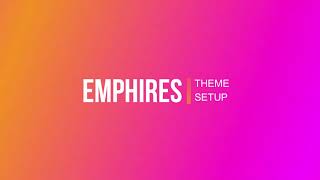 EMPHIRES Demo Content Setup