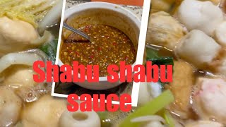 shabu shabu sauce#so yummy