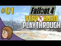 Fallout 4 (Very Hard & No Stimpak) - PART 1 - Vault Skipper