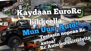 Vierailin EuroRc liikkeessä. Testasin nopeaa Rc autoa ja hain uuden auton!