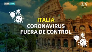 Coronavirus en Italia: advierten que la situación está \