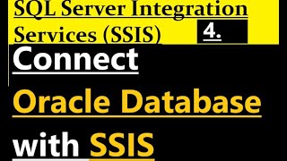 How to connect Oracle Database with SSIS