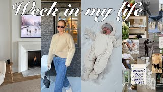 WEEK IN MY LIFE: 2025 goals, What i've been up to, Organizing \u0026 decluttering, Snow day!