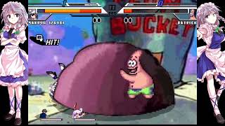 NICK54222 MUGEN: Sakuya Izayoi (me) VS Patrick Star (Planeptune)