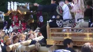 2012.10.13 　錦織神社　秋祭り　宮入り　宮甲田