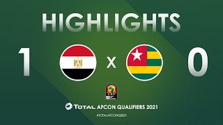 HIGHLIGHTS | Total AFCON Qualifiers 2021 | Round 3 - Group G: Egypt 1-0 Togo