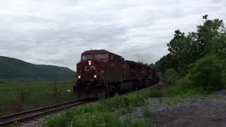 Chasing Trains on the CP Canadian Mainline Sub - Morning of 6/9/13