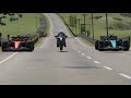 Kawasaki Ninja H2R vs F1 Racing Cars at Highlands