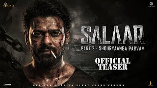 SALAAR 2 | Official Teaser | Prabhas | Prithviraj Sukumaran | Prasanth Neel | Fanmade AI Trailer