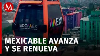 Así avanza la construcción del Mexicable Línea 3