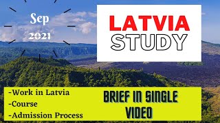 Study in #Latvia | Brief in single video | Admission process  I Latvia study visa 2021