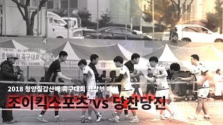 2018 청양칠갑산배 족구대회 최강부 예선전 : 조이킥스포츠 vs 당찬당진