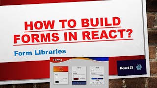 ReactJs Tutorial 11- Forms |How to Build Forms in ReactJs? | ReactJs Tutorial 2021