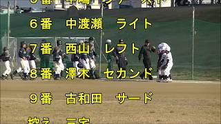 2017.12.23第３９回池田市議長杯軟式野球大会　２回戦　ダイジェスト　東太田イーグルスｖｓ桜井谷少年野球部