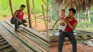 Azo's single father makes beds and floors out of bamboo