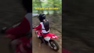 💥Big dirt bike fail 💥#fail #kid #mud #dirtbike #dirt #bike #ouch #speed #viral #crazy