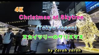 野菜を食べよう (sanpo) 4K Christmas at Skytree (Tokyo Japan)