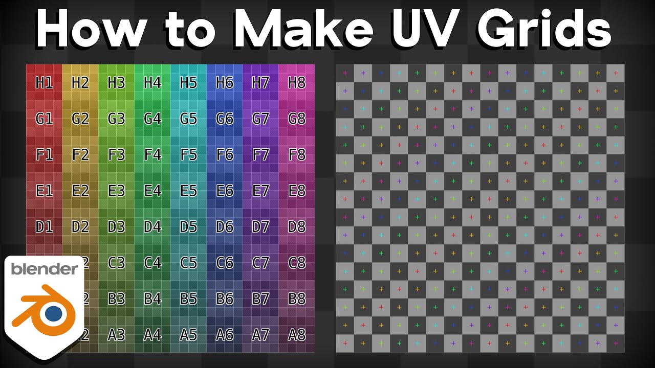 How To Make UV Grids In Blender (Tutorial) - YouTube