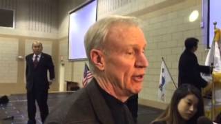 Gov. Bruce Rauner talks about his Saturday meeting with Willie Wilson