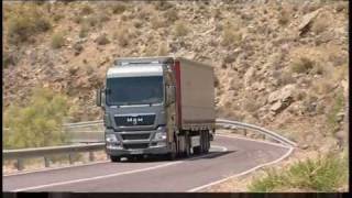 New MAN TGX V8 driving 2009