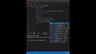 Floyd's triangle program using java