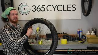 How to set fat bike tires up tubeless- the easy way.