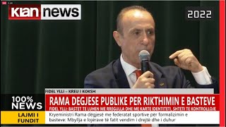 Dëgjesa për bastet sportive, Fidel Ylli: Të mbyllim bastet në të zezë, t'i kontrollojë shteti