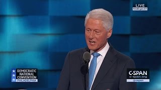 Bill Clinton FULL REMARKS at 2016 Democratic National Convention (C-SPAN)