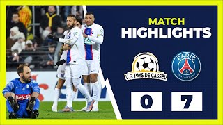 Mbappe's  Magic against Pays De Cassel 0-7 PSG | Extended Highlights