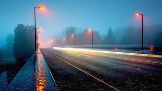 Beat Insomnia with Heavy Rain and thunderstorm sounds on street at Night,relaxing,ASMR,whitenoise