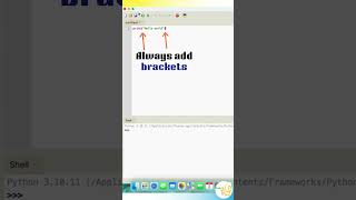 Simply Pyd Tip: How to use the print function #learnpython #pythonforbeginners #codingforbeginners