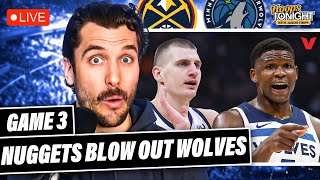 Nuggets-Timberwolves Reaction: Jokic & Nuggets DOMINATE, have Denver solved Wolves? | Hoops Tonight