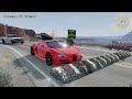 cars vs massive speed bumps 15 – beamng jo games