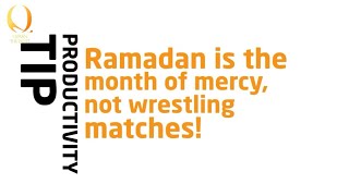 Month Of Mercy   Not Wrestling Matches! ᴴᴰ ┇ Ramadan Reminder